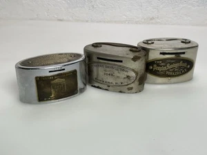 3x Traveling Teller Vintage Metal Bank Peoples Savings of Yonkers NY New York - Picture 1 of 11