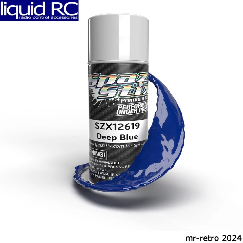 Spaz Stix 12619 Deep Blue Aerosol Paint 3.5oz Can - Image 1 of 1