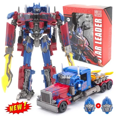 MARKENLOS Transformator-Optimus Prime Figur Truck Transformation Spielzeug Kinder Geschenk