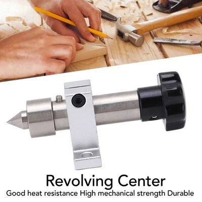 Centre Tournant Contre-pointe Télescopique En Acier 45 Dé à Coudre Pour Tour - Photo 1/4