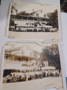 2 fotos antiguas, Cliff House Hotel, Tallulah Falls, Georgia, 8x10, raro - Imagen 1 de 4