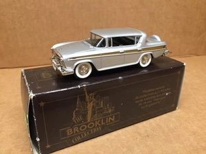 BROOKLIN MODELS METAL 1:43 SCALE 1957 RAMBLER REBEL 4-DOOR BRK.59 NEAR MINT - Picture 1 of 8
