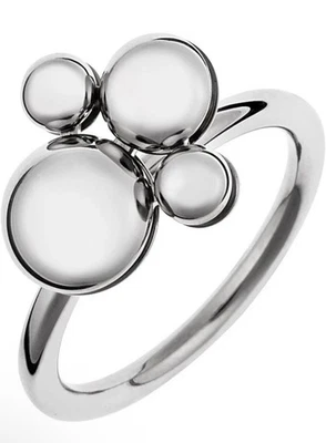 ANILLO CALVIN KLEIN PLATA SPIN FIDGET TALLA 8 PRECIO DE VENTA SUGERIDO POR EL FABRICANTE $110 NUEVO CON ETIQUETAS Foto 1 de 4