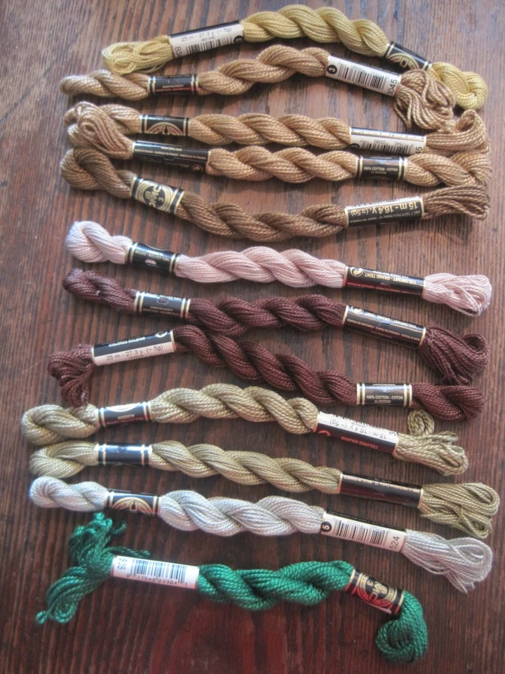 DMC Cotton Perle #3/#5 Embroidery Floss Thread SZ 15m/16.4y&25m-27.3y/5g LOT 12 - Image 1 of 1