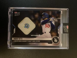 MOOKIE BETTS 2021 Topps Now #966A NLCS Base Relic #83/99 - Picture 1 of 2