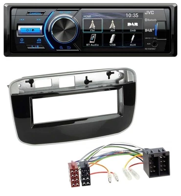 JVC Bluetooth MP3 USB DAB Autoradio für Fiat Punto Punto Evo (ab 2011) - Bild 1 von 4