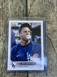2022 Topps Series 1 #310 Max Scherzer  SP Image Variation Los Angeles Dodgers - Picture 1 of 1