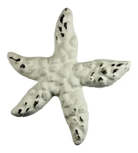 Cajón Estrella de Mar Envasado Tirador Hierro Fundido Pintado Acabado Envejecido - Imagen 1 de 1