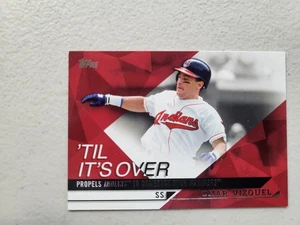 2015 Topps Series 2 Til It's Over #TIO-5 Omar Vizquel Indians NM Free Shipping - Picture 1 of 2