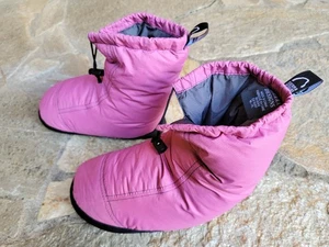 Sierra Designs Damen rosa Base Camp Daunen Booties Outdoor UL Zelt Hausschuhe ~ L - Bild 1 von 13