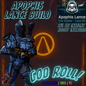 Borderlands 4 Apophis Lance Rafa Build 22 Items God Rolled Gear PS5 XboxPC Moxsy - Picture 1 of 6