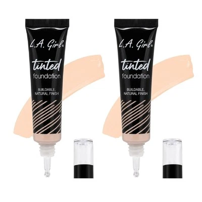 Pack of 2 L.A. Girl Tinted Foundation, Ivory GLM751 - Image 1 of 4