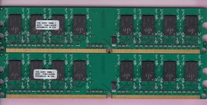 2GB 2x1GB PC2-6400 PNY A0TIT DDR2-800 SpecTek Desktop Memory Kit DIMM 240-Pin - Picture 1 of 2