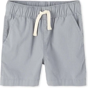 The Children's Place Boys' Uniform Pull on Cargo Shorts 3T, Fin Gray Single  - Picture 1 of 5