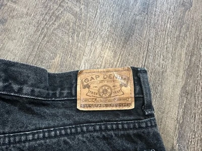 Jeans negros vintage hechos en EE. UU. Gap Easy Fit 32x30 100 % algodón Foto 1 de 4