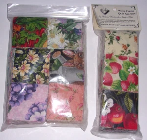 Pre Owned NEW Keepsake Quilting & Whims Watercolor 2" Fabric Squares - Picture 1 of 4