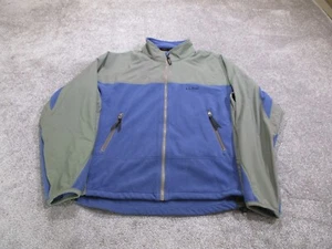Vintage LL Bean Jacket Mens Size Large Blue Full Zip Outdoors - Picture 1 of 11