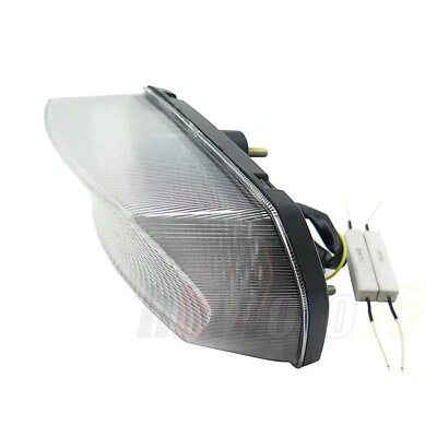 Clear Led Tail Brake Light For Kawasaki Ninja ZX-7R ZX750 ZX-7RR GPZ 1100 ZX1100 Foto 1 de 4