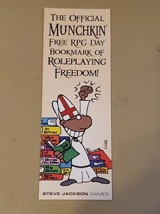 Offizielles Munchkin Free RPG Tag Lesezeichen Rollenspiel Freiheit Promo SJG - Bild 1 von 1
