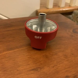 WOLF Knob 804369 METAL/PLASTIC OFF/HI KNOB RED…NEW - Picture 1 of 8