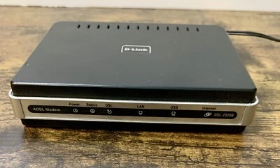 D-Link ADSL Modem Model : DSL-2320B Comes With Charger - Tested - Works Great! - Image 1 of 4