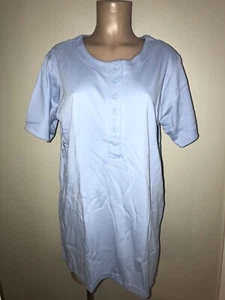 Only Necessities Damen T-Shirt L babyblau Kurzarm Oberteil NEU - Bild 1 von 3