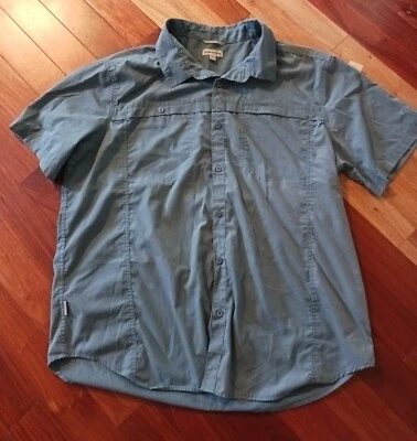 Craghoppers Men's XXL Blue Short Sleeve Solarshield Shirt Quickdry - Image 1 of 4