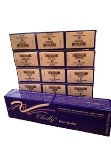 Chelly Permanent Dye Hair Color Cream 100 mL 3.4oz N* 8 light blond - Picture 1 of 1