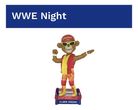 NEW 2023 WWE Night Chicago Cubs Clark Hogan Bobblehead SGA August 28 Cover