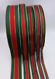 Grosgrain Ribbon,double side Christmas Gift Wrapping 5mm10mm,15mm,22mm,25mm,40mm - Picture 1 of 11