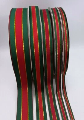 Grosgrain Ribbon,double side Christmas Gift Wrapping 5mm10mm,15mm,22mm,25mm,40mm - image 1 of 4