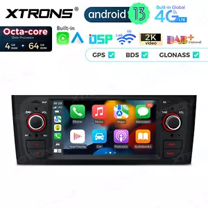 6.1" Android 13 8-Core Car Stereo GPS CarPlay 4+64GB For Fiat Grande Punto Linea - Picture 1 of 21