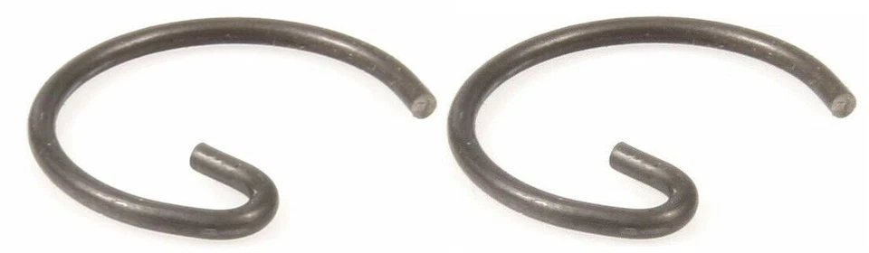 Pair Vespa Piston Circlips 15MM X 1.2MM G Shaped For Malossi 133/139/166/ DR177 - Image 1 of 1