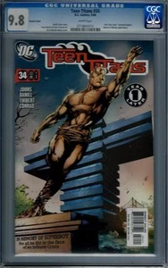 DC Comics Teen Titans (serie 2003) # 34 variante CGC 9,8 primer Zachary Zatara - Imagen 1 de 1
