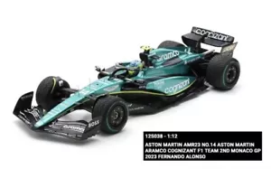 ASTON MARTIN F1 AMR23 TEAM ARAMCO COGNIZANT #14 MONACO GP 2023 F. Alonso 1/12 - Picture 1 of 1