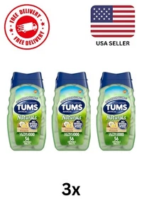 Tums Naturals Ultra Strength Antacid Tablets Coconut Pineapple 56ct - 3pack - Picture 1 of 1