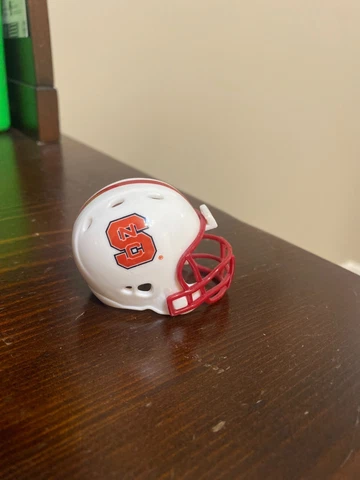 NC State Wolfpack NCAA football mini Riddell helmet Cover
