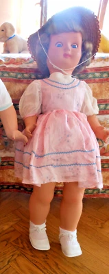 BAMBOLA ANNI '30 -'40 - VINTAGE ITALIAN DOLL 30's - 40's - Immagine 1 di 2