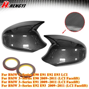 2x Coques de Rétroviseurs Carbone pour BMW E87 E81 E82 E88 E90 E91 E92 E93 08-11 - Picture 1 of 8
