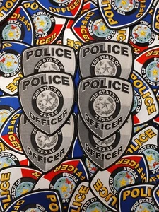 Lot 6 SUBD. RWB Texas Shoulder patches - Picture 1 of 3