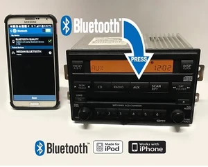 05-10 Nissan Titan Xterra Radio 6 Disc Cd  28185-9FD1A OEM BLUETOOTH CAPABILITY - Picture 1 of 8
