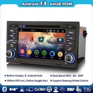 8 Kern Android 13 Navi Autoradio DSP DVD FM Audi A4 S4 RS4 8E 8F B9 B7 Seat Exeo - Bild 1 von 21