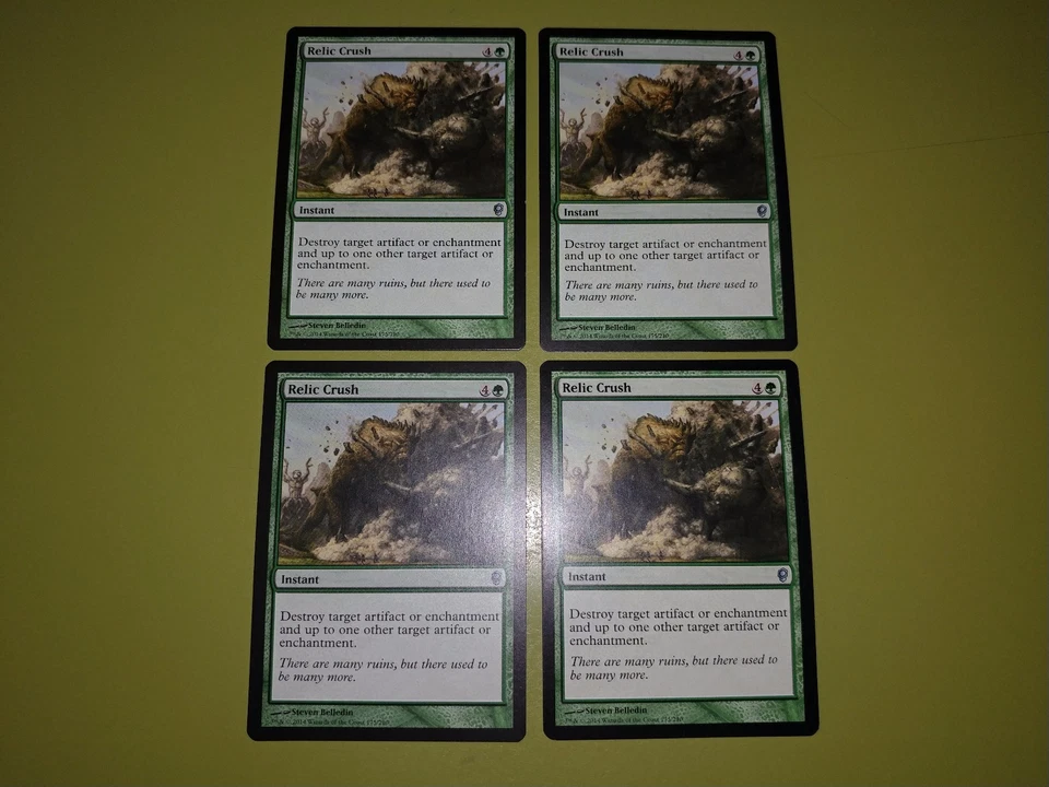 Relic Crush x4 - Conspiracy - Magic the Gathering MTG 4x Playset - Image 1 of 1