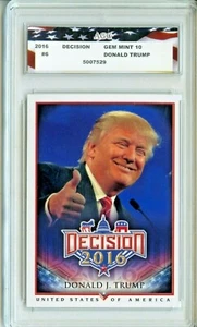 2016 Decision Making #6 Donald Trump AGC 10 Gem Mint - Picture 1 of 2