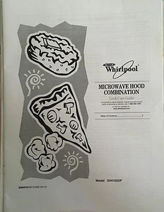 Manual de combinación de campana de microondas Whirlpool para modelo GH4155XP inglés francés - Imagen 1 de 1