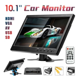 10.1" HD Monitor For Car Security PC Laptop Screen LCD CCTV HDMI BNC AVI VGA - Picture 1 of 13