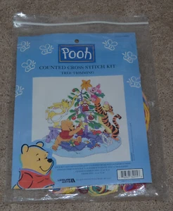 Leisure Arts POOH TREE TRIMMING Counted Cross Stitch Kit #34015 - Picture 1 of 3