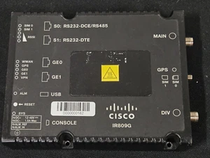 CISCO IR809G-LTE-NA-K9 V04 INTEGRATED SERVICES ROUTER 4G LTE 3G 2G AT&T - Picture 1 of 7
