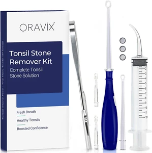 ORAVIX Tonsil Stone Remover - Tonsil Stone Removal Kit - Tonsillolith Remover To - Picture 1 of 12