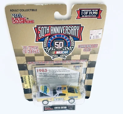 1983 Racing Champions Nascar 50th Anniversary #35 Bill Elliott Car Racing Drive - Image 1 of 3
